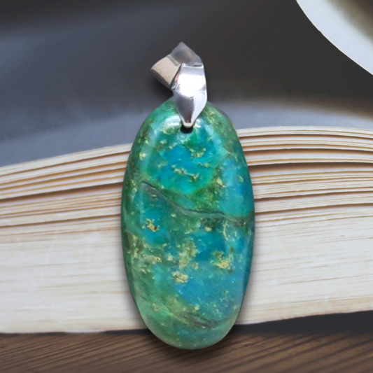 Pendentif en Chrysocolle (PE1648)