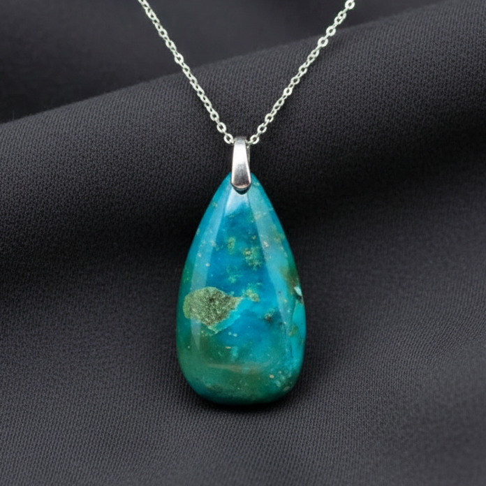 Pendentif en Chrysocolle (PE1647)