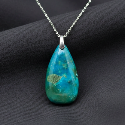 Pendentif en Chrysocolle (PE1647)