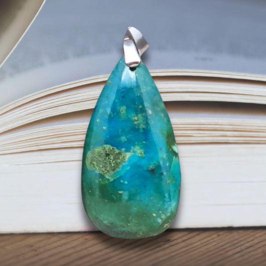 Pendentif en Chrysocolle (PE1647)