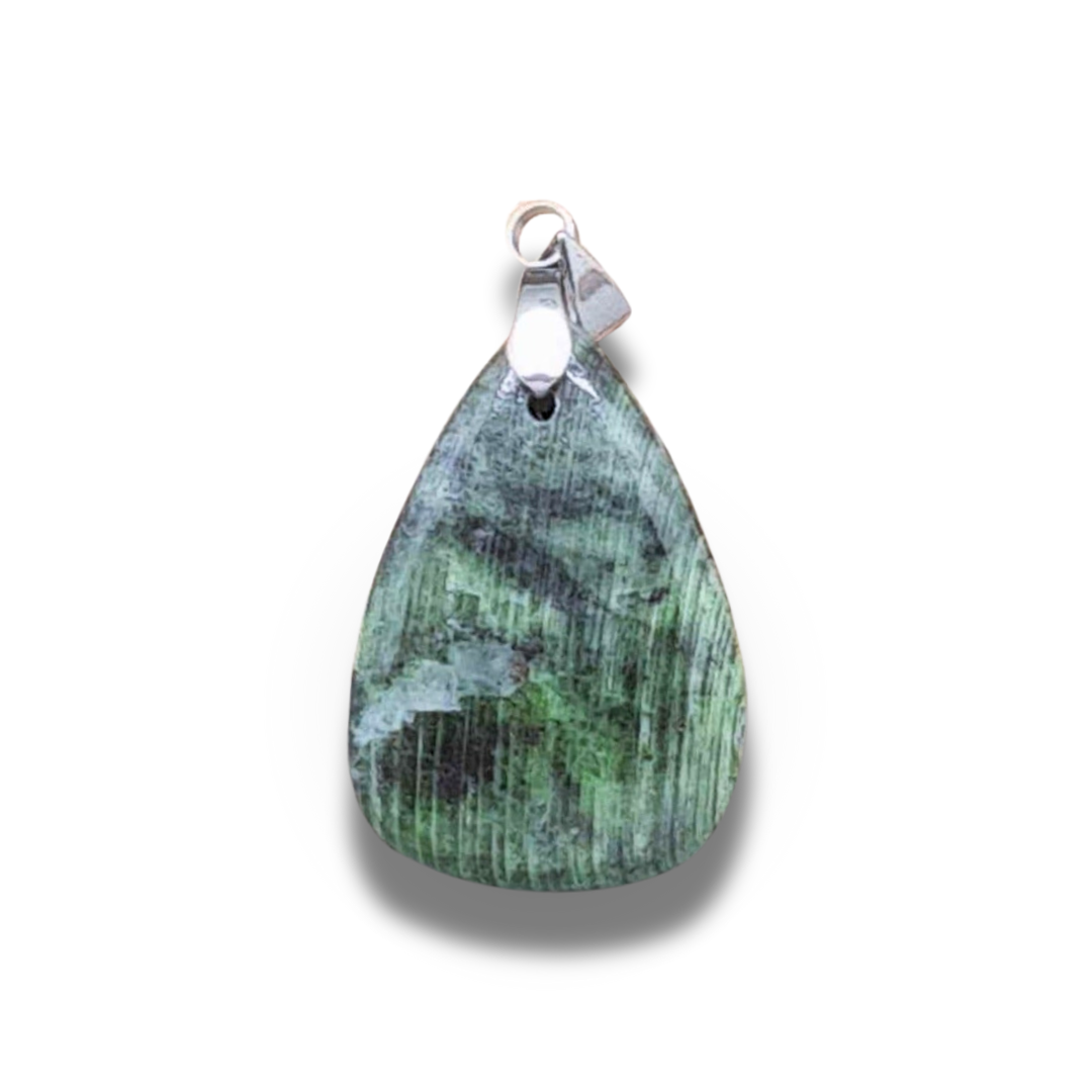 Pendentif en Diopside Chrome (PE795) - ENAE Minéraux