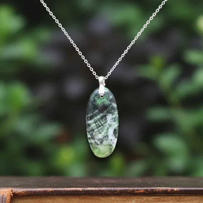 Pendentif en Diopside Chrome (PE796)