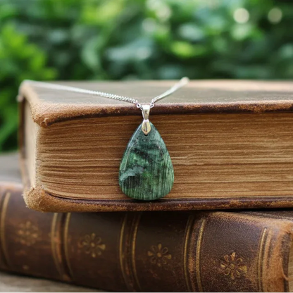 Pendentif en Diopside Chrome (PE795)