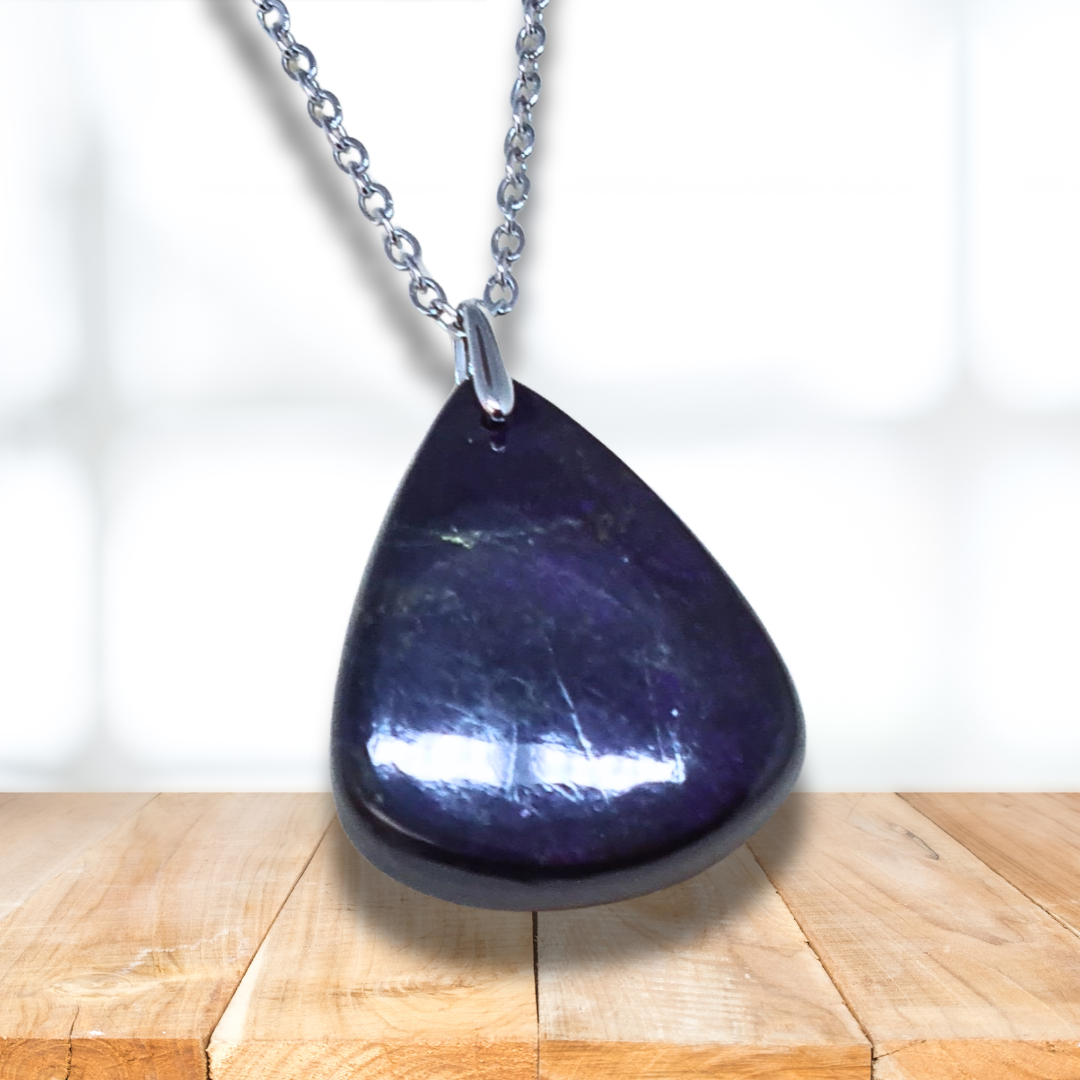 Pendentif en Purpurite (PE1157-1) - ENAE Minéraux