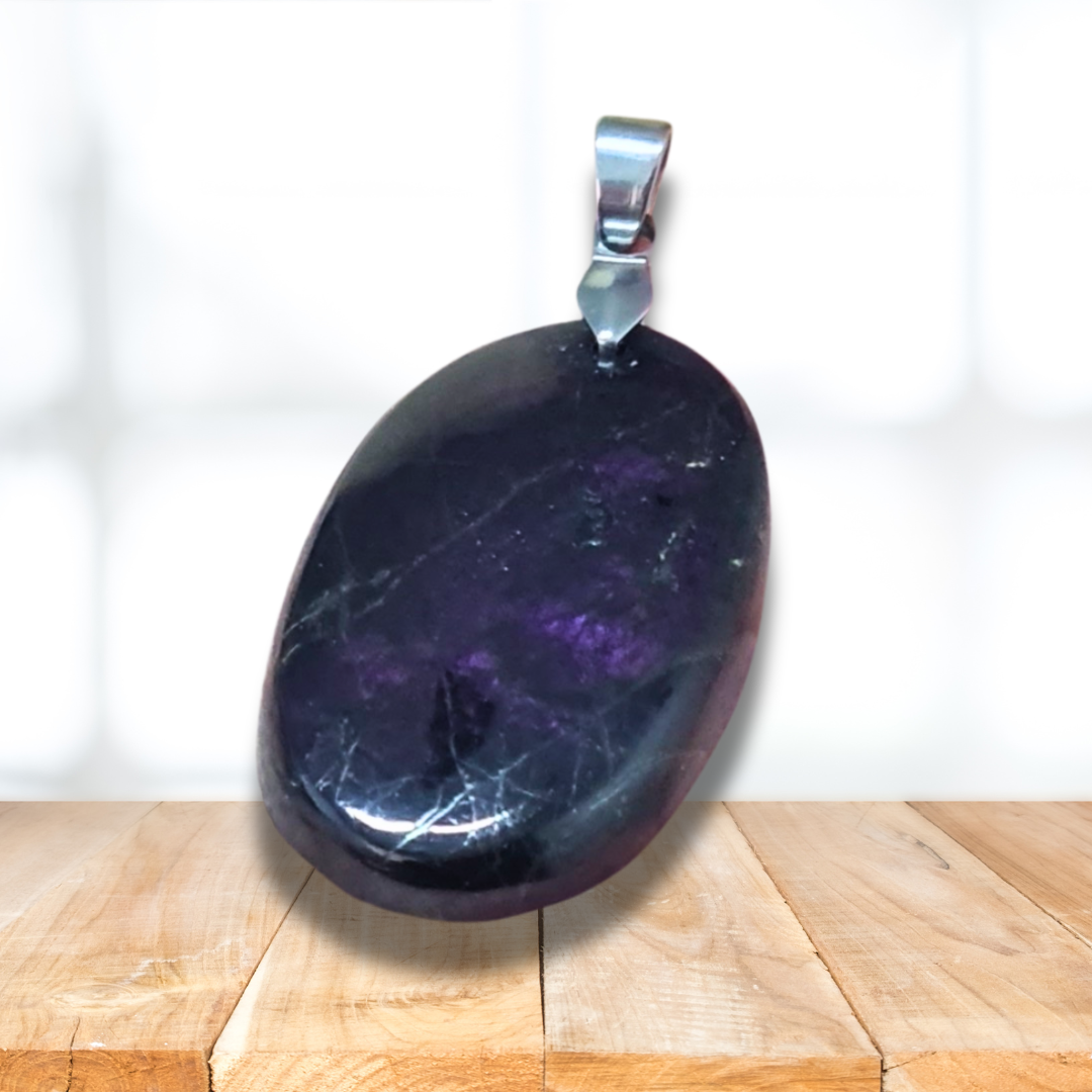 Pendentif en Purpurite (PE1157-3) - ENAE Minéraux