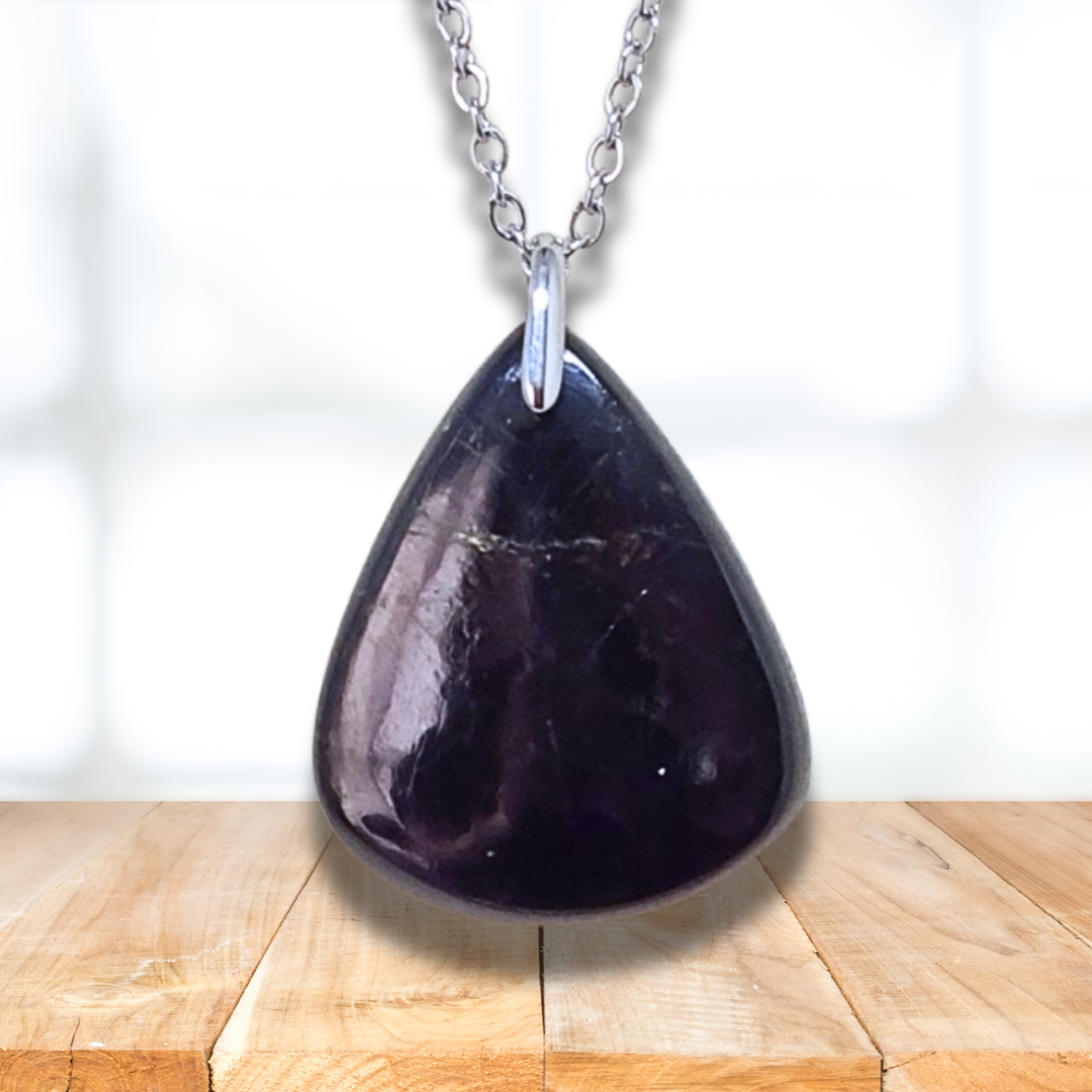 Pendentif en Purpurite (PE1157-1) - ENAE Minéraux