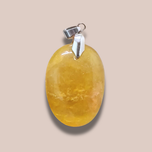 Pendentif en Fluorite jaune (PE1980)