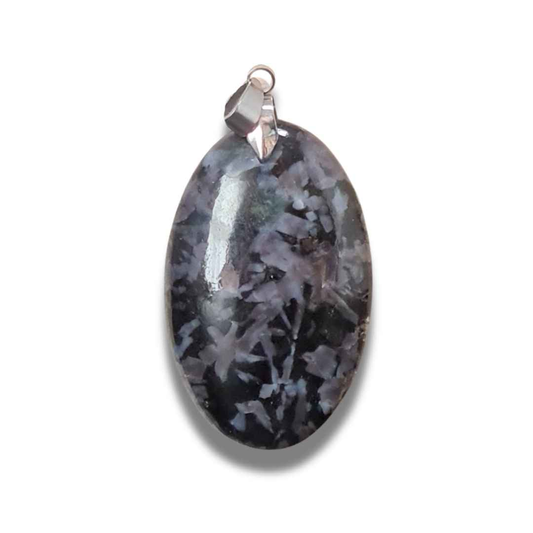 Pendentif en Gabbro (PE1514) - ENAE Minéraux