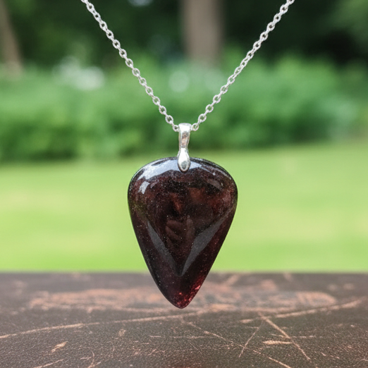 Pendentif en Grenat Pyrope (PE1823)