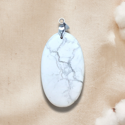 Pendentif en Howlite (PE781)