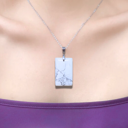 Pendentif en Howlite (PE981) - ENAE Minéraux