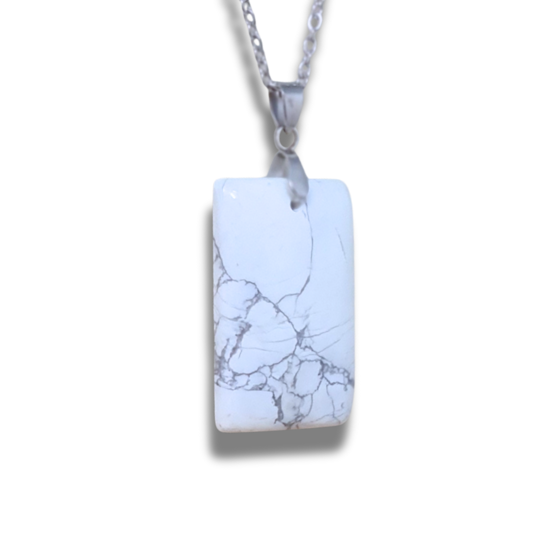 Pendentif en Howlite (PE981)