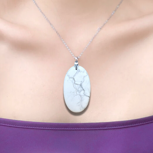 Pendentif en Howlite (PE781) - ENAE Minéraux