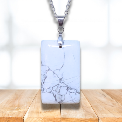 Pendentif en Howlite (PE981) - ENAE Minéraux