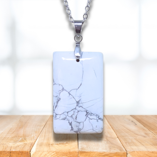 Pendentif en Howlite (PE981) - ENAE Minéraux