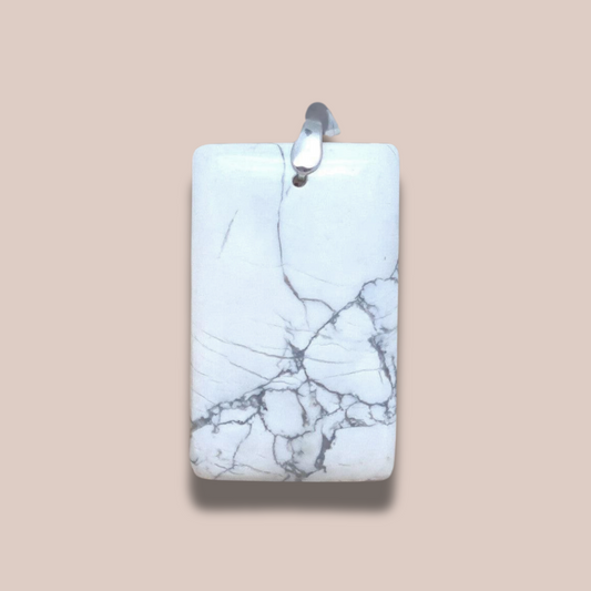 Pendentif en Howlite (PE981)