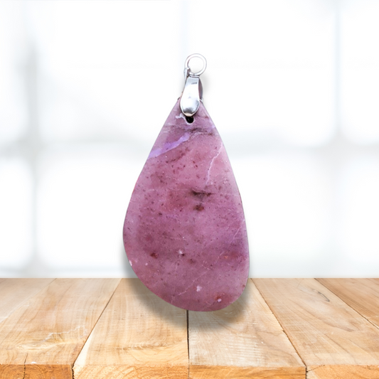Pendentif en Jade Lavande (PE1633) - ENAE Minéraux