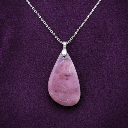 Pendentif en Jade Lavande (PE1633)