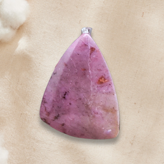 Pendentif en Jade Lavande (PE1632)