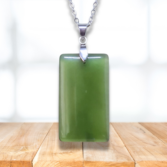 Pendentif en Jade Néphrite (PE1265) - ENAE Minéraux