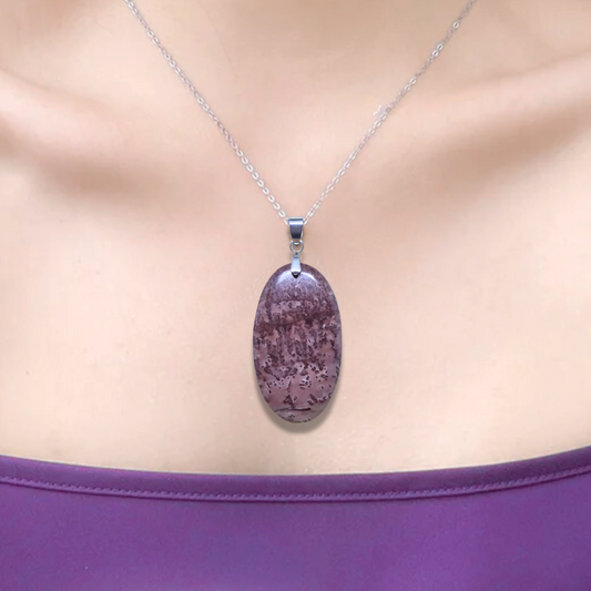 Pendentif Jaspe Grain de café (PE1589) - ENAE Minéraux