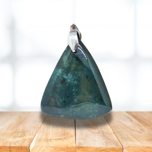 Pendentif en Jaspe Héliotrope (PE1478) - ENAE Minéraux