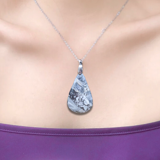 Pendentif en Jaspe Maligano (PE979) - ENAE Minéraux