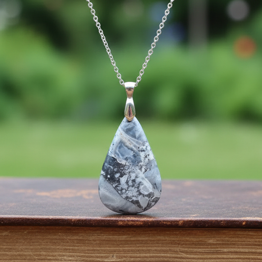 Pendentif en Jaspe Maligano (PE979)