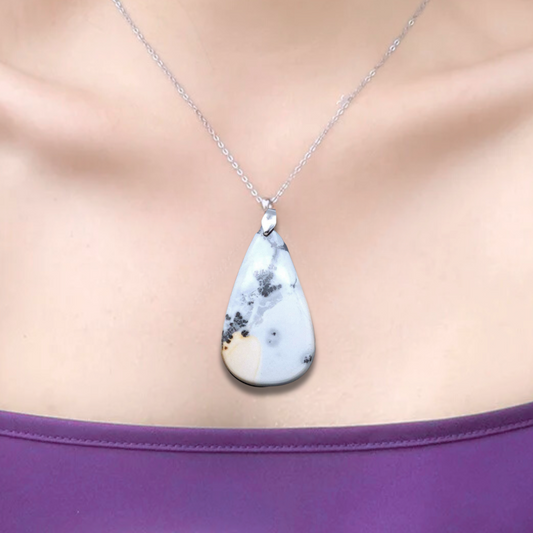 Pendentif en Jaspe Maligano (PE1257) - ENAE Minéraux