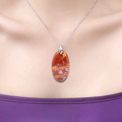 Pendentif en Jaspe Noreena (PE1220) - ENAE Minéraux
