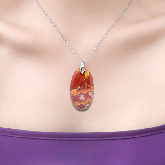 Pendentif en Jaspe Noreena (PE1220) - ENAE Minéraux
