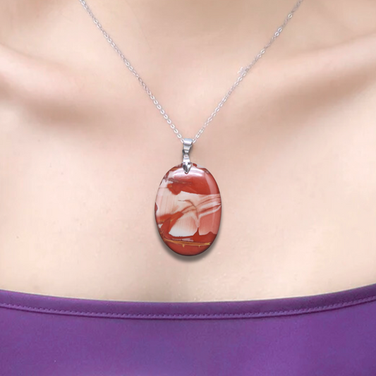 Pendentif en Jaspe Noreena (PE1305) - ENAE Minéraux