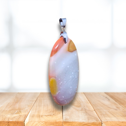 Pendentif en Jaspe Polychrome (PE1321) - ENAE Minéraux