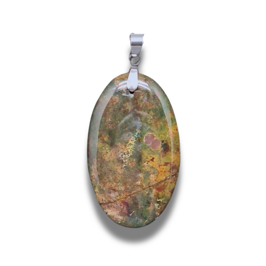 Pendentif en Jaspe Sanguin ou Sang de Dragon (PE1498) - ENAE Minéraux