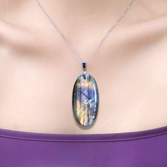 Pendentif en Labradorite (PE1728) - ENAE Minéraux