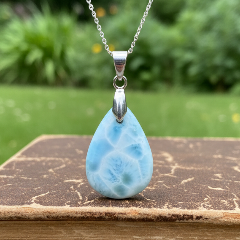 Pendentif en Larimar (PE1842)