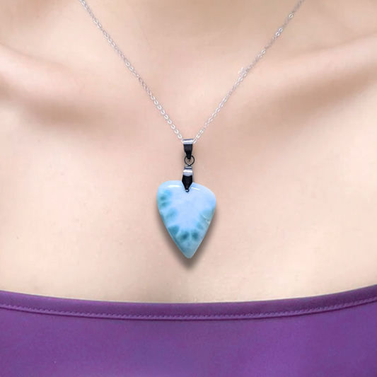 Pendentif en Larimar (PE1419-2) - ENAE Minéraux