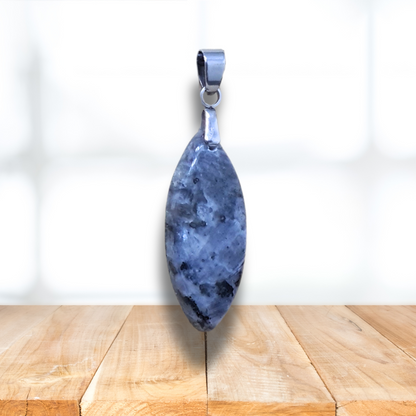 Pendentif en Larvikite (PE2030) - ENAE Minéraux