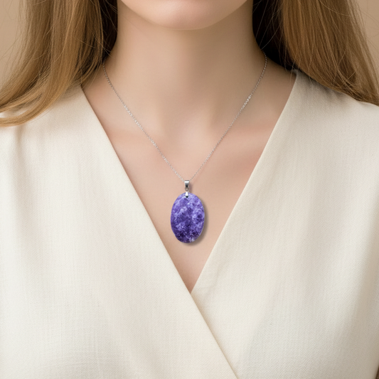 Pendentif en Lépidolite (PE2008)