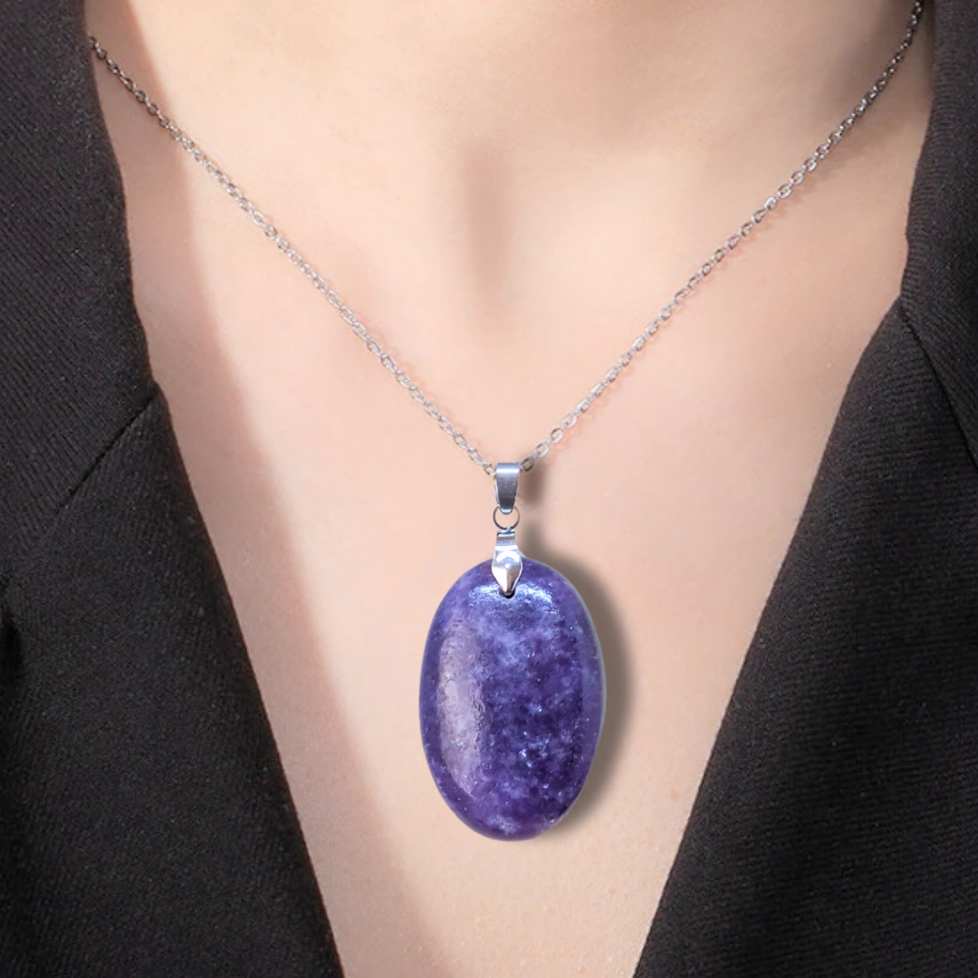 Pendentif en Lépidolite (PE1849)