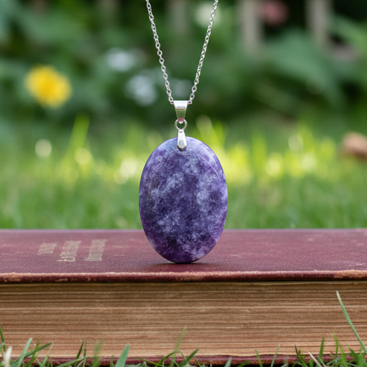 Pendentif en Lépidolite (PE2008)