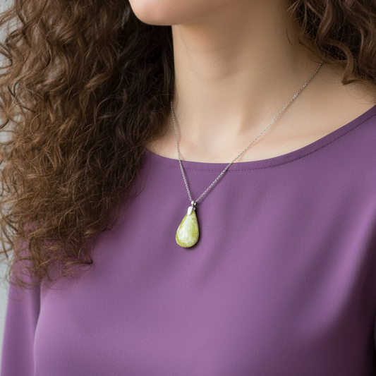 Pendentif en Lizardite (PE1964)