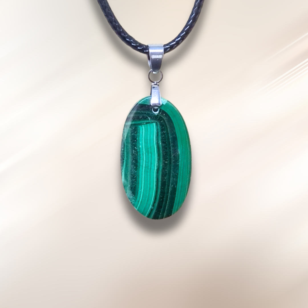 Pendentif en Malachite (PE2000-2)