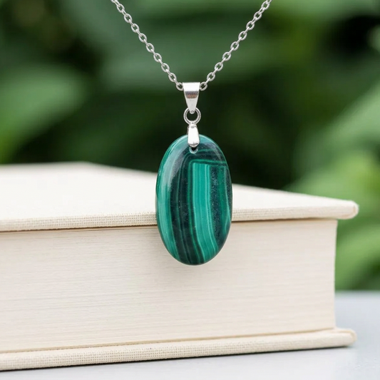 Pendentif en Malachite (PE2000-1)