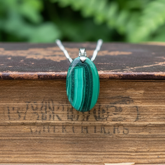 Pendentif en Malachite (PE2000-2)