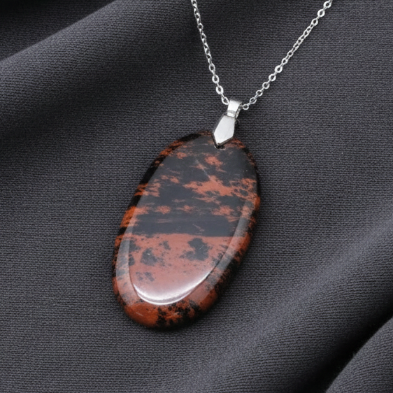 Pendentif en Obsidienne Acajou (PE1234)