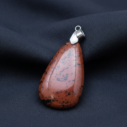 Pendentif en Obsidienne Acajou ou Mahogany (PE1232)