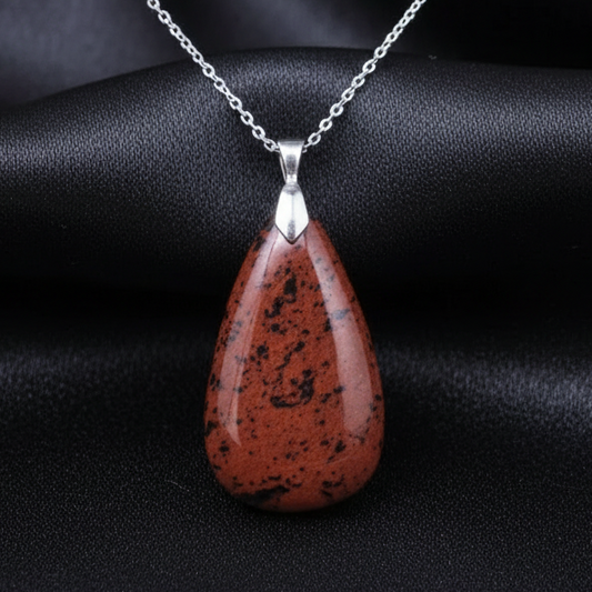 Pendentif en Obsidienne Acajou ou Mahogany (PE1232)