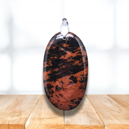 Pendentif en Obsidienne Acajou (PE1234) - ENAE Minéraux