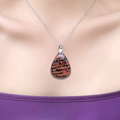 Pendentif en Obsidienne Fleurie (PE1959) - ENAE Minéraux